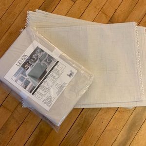 Lenox Tablecloth6 matching placemats French Perle